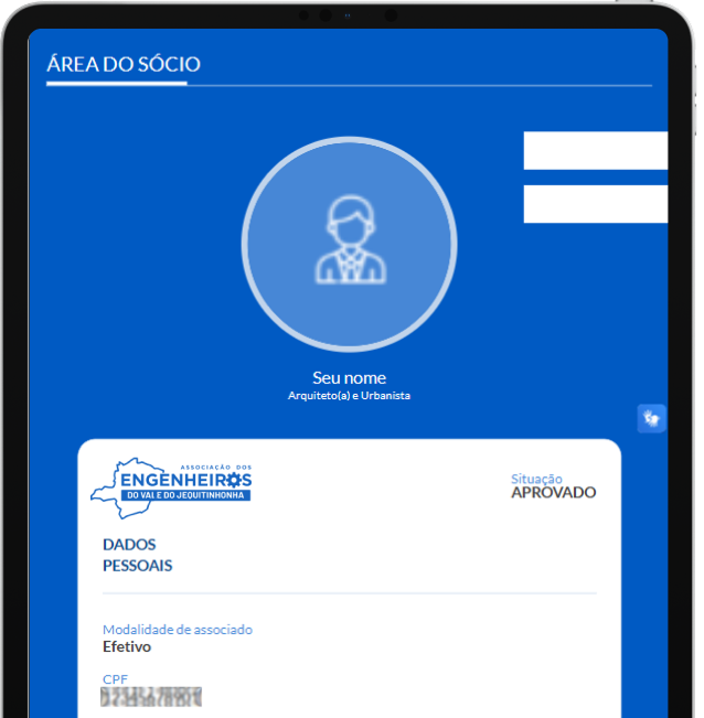 Mockup de um celular